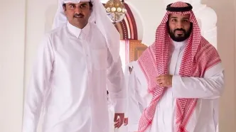 تاکید امیر قطر و بن سلمان بر لزوم آتش‌بس در غزه