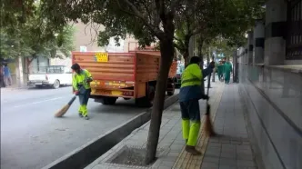 فعالیت ۱۵۰۰ پاکبان در مراسم تشییع شهدای خدمت / استقرار خودروهای آتش نشانی در مسیر