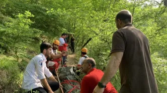 جان باختن مسافر سبزواری براثر سقوط از آبشار لوه