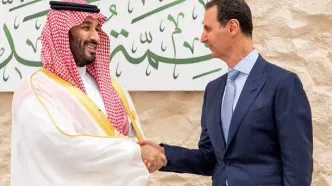 دیدار بشار اسد و بن‌سلمان در حاشیه نشست اتحادیه عرب