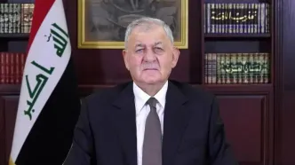 ابراز نگرانی رئیس جمهور عراق در پی حادثه سقوط بالگرد آیت الله رئیسی