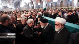 تصاویر: مراسم هفتمین روز شهادت رئیس جمهور در حرم رضوی