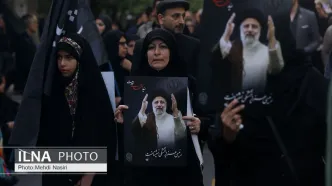 مراسم تشییع پیکر رئیس جمهور و همراهان شهیدش در تهران