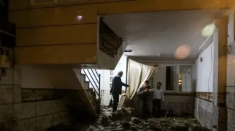 (تصاویر) بلایی که سیل بر سر خانه و زندگی مردم مشهد آورد