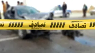 آتش سوزی وحشتناک یک خودروی پژو پارس در ساری/ راننده زنده زنده در آتش جان داد + فیلم