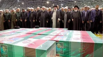 دعاهایی که رهبر انقلاب در نماز برای شهید رئیسی خواندند