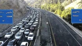 جاده پرترافیک تعطیلات 3 روزه در چالوس و هراز /  مسافران قبل از سفر با این شماره تماس بگیرند