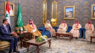 دیدار بشار اسد و بن سلمان در حاشیه نشست سران عربی