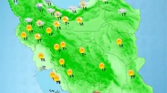 بارش رگبار و رعدوبرق در تهران و البرز/  ورود سامانه بارشی جدید از فردا