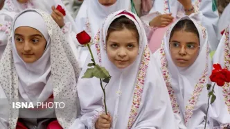 تصاویر: جشن تکلیف دختران در حرم مطهر بانوی کرامت - قم