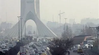 شرایط ناسالم در هوای تهران/ پاسداران در وضعیت قرمز