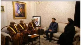 وزیر خارجه عمان به خانه شهید امیرعبداللهیان رفت