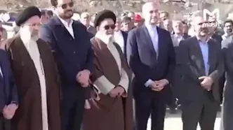 ببینید / پرواز رئیس جمهور ساعتی قبل از فرود سخت