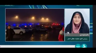 ‌ ۴۶ تیم عملیاتی هلال احمر به محل سانحه برای بالگرد رئیس جمهور اعزام شدند
