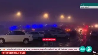 محل جست‌وجو امدادگران برای یافتن هلیکوپتر رئیس‌جمهور