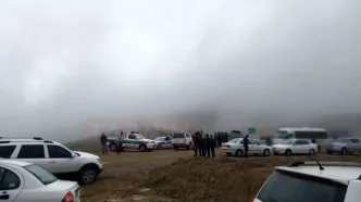ادامه بارشها در منطقه حادثه بالگرد رئیس جمهور