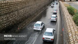 آخرین وضعیت جوی جاده‌ها/ بارش باران در جاده‌های آذربایجان شرقی