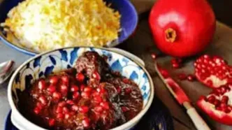 طرز تهیه خورش انار و بادمجان | طعم این خورش عالیه!