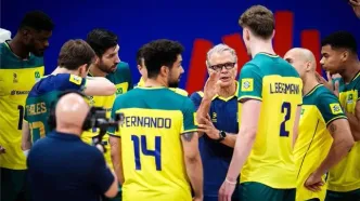 بررسی یک چهارم نهایی لیگ ملتهای والیبال/ برزیل- لهستان
