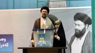 یاسر خمینی در انتخابات شرکت کرد