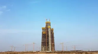ساخت و ساز آسمان‌ خراش جده که روی دست برج خلیفه می‌زند! + ببینید