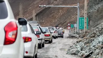 تردد خودروها در محور کندوان به حالت عادی برگشت