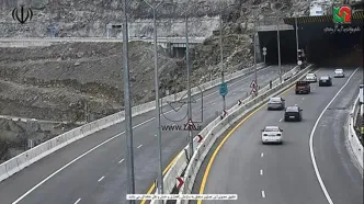آخرین وضعیت ترافیکی جاده های کشور / تردد روان در جاده چالوس