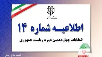 فهرست اسامی و شناسه نامزدهای انتخابات چهاردهمین دوره ریاست جمهوری