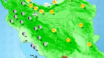 باد شدید و رگبار باران در راه است /کدام استان‌ها امروز بارانی است؟ +نقشه