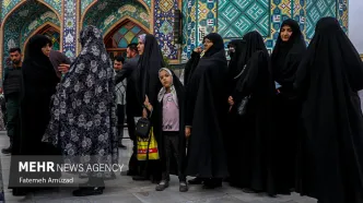 تصاویر: انتخابات چهاردهمین دوره ریاست جمهوری در امام‌زاده صالح (ع) تهران