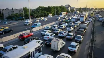 ترافیک سنگین آزادراهی البرز/  جاده چالوس همچنان بسته است