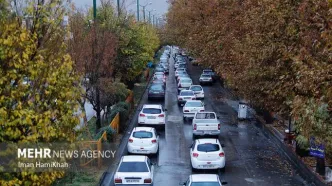 ترافیک ۲کیلومتری در این جاده پرتردد شمالی