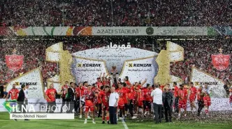 مراسم جشن قهرمانی تیم فوتبال پرسپولیس تهران