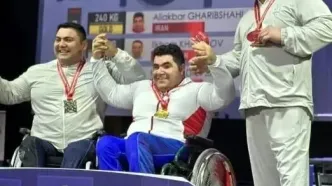 مدال طلای پاراوزنه‌بردار ایران در جام جهانی گرجستان