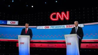 اولین مناظره بین جو بایدن و دونالد ترامپ برگزار شد