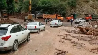 ۳ مفقودی در سیل چالوس/ امدادرسانی ادامه دارد