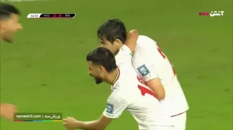 ویدیو | چهارمین گل تیم ملی ایران مقابل هنگ‌کنگ توسط سردار آزمون