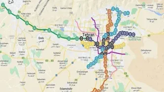 نقشه متروی تهران تغییر می‌کند/ عکس جدید