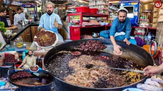 (ویدئو) غذای خیابانی در افغانستان؛ پخت چاپلی کباب به روش سالارخان