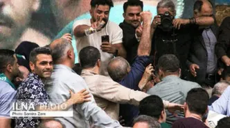 ژست پزشکیان و آذری‌جهرمی در شیراز جنجالی شد
