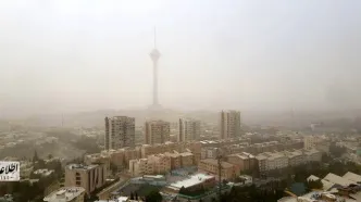 خسارت شدید طوفان تهران در بلوار کشاورز +فیلم