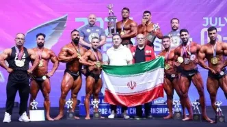 ۱۷ مدال برای ایران در روز نخست پرورش اندام قهرمانی آسیا