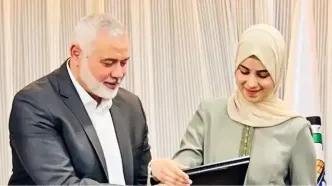 واکنش نوه اسماعیل هنیه به شهادت او در تهران