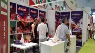 جانمایی لوگو سازمان توسعه تجارت ایران در نمایشگاه مواد غذایی ترکیه