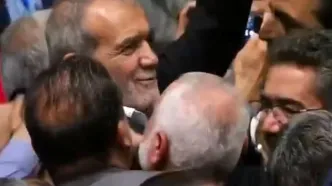 یک لحظه خاص در مراسم تحلیف که پُربازدید شد