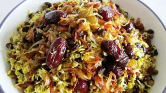 طرز تهیه عدس پلو نذری برای ۲۰۰ نفر | فوت و فن خوشمزه شدن عدس پلو نذری