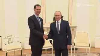 دیدار پوتین و اسد در کرملین + ویدئو