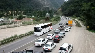 اعمال محدودیت ترافیکی در جاده هراز  - ۱۱ تیر ۱۴۰۳