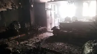 آتش‌سوزی در یک ساختمان مسکونی در کیانشهر