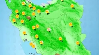 رگبار و باد شدید امروز و فردا در این استان ها + نقشه